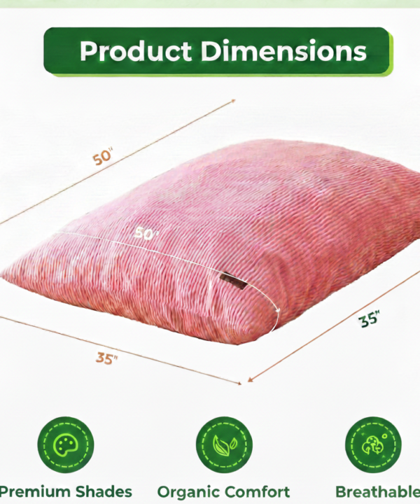 Custom Large Breathable Corduroy Floor Lounge Pillow Cushion