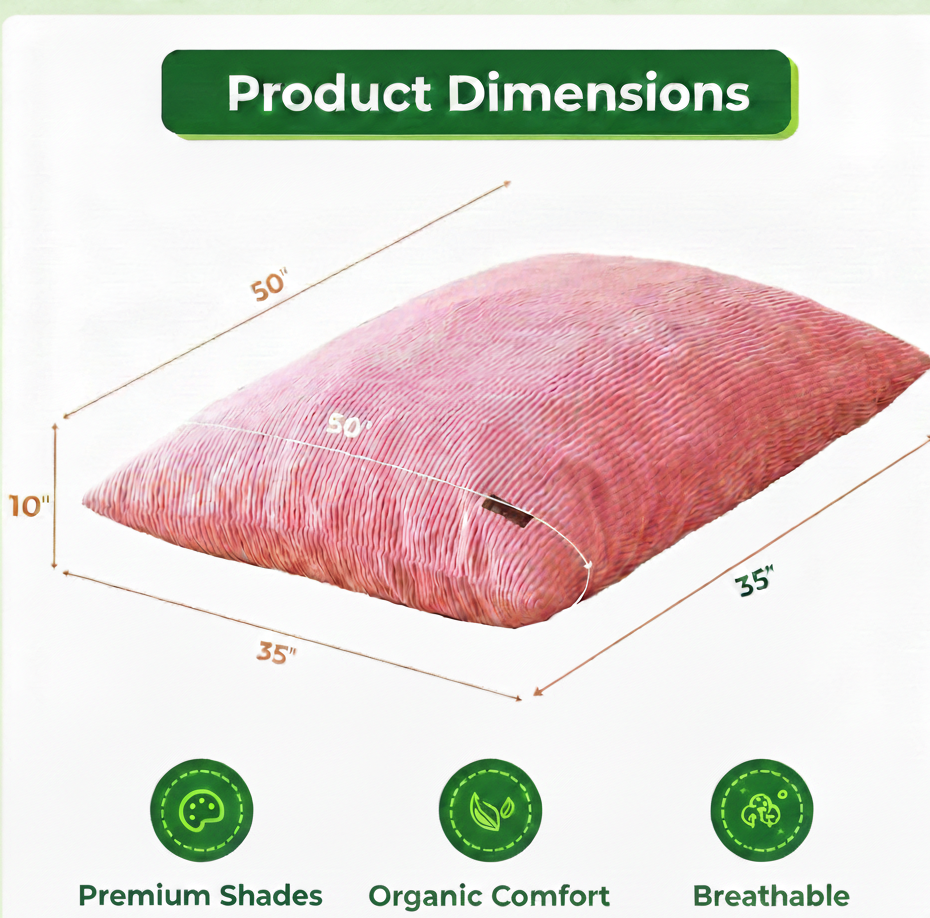 Custom Large Breathable Corduroy Floor Lounge Pillow Cushion