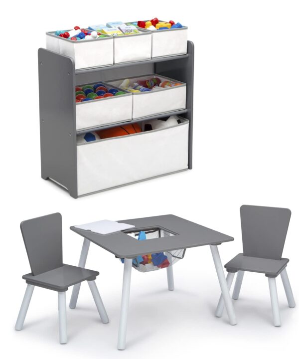 Custom Kids Four Piece Activity Table Storage Set