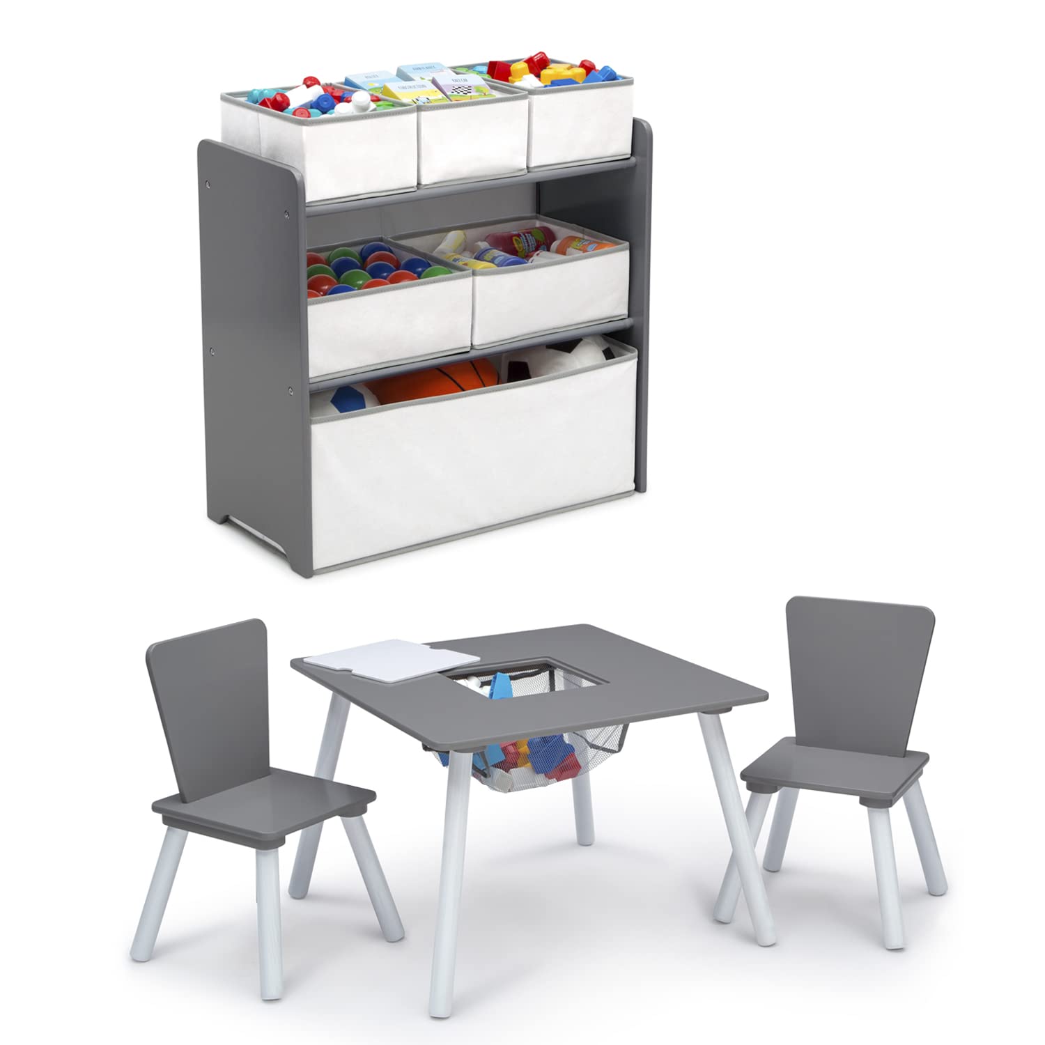 Custom Kids Four Piece Activity Table Storage Set