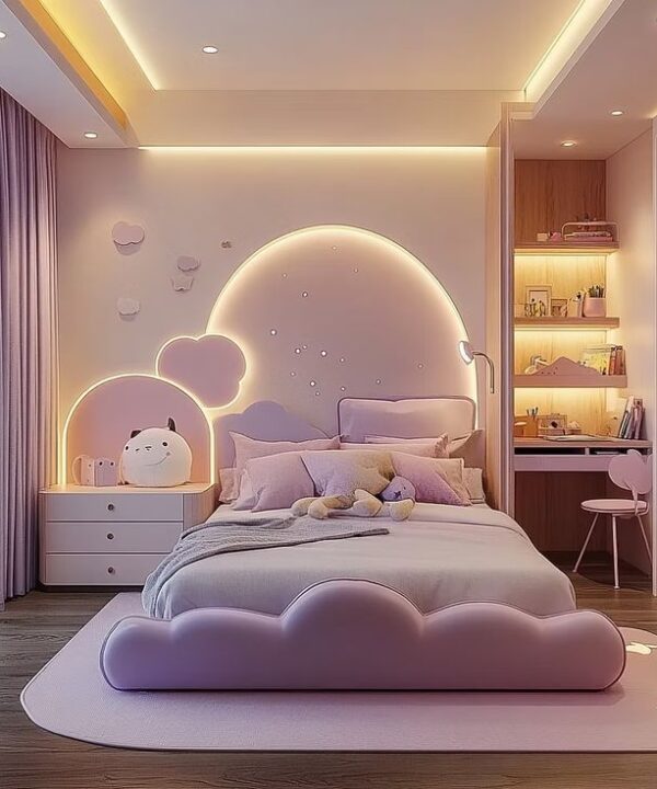 Custom Aumento Furnishers Celestial Dreams Kids Bedroom Suite