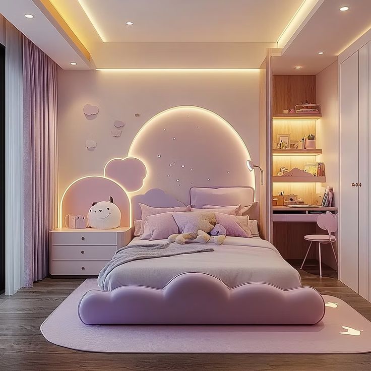 Custom Aumento Furnishers Celestial Dreams Kids Bedroom Suite