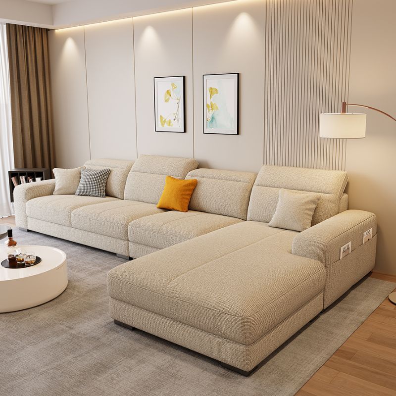 Custom Sectional Sofa with Chaise  Cozy Comfort and Modern Elegance